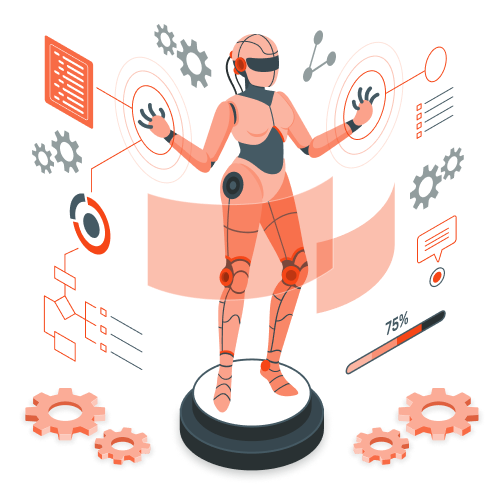 AI & Data solutions illustration